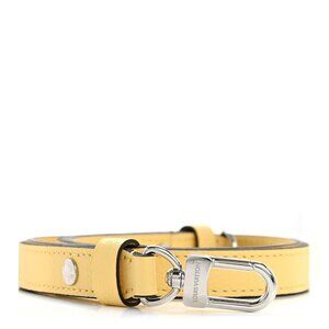 BNEW UNUSED LOUIS VUITTON BUCI 2 WAY ADJUSTABLE PASTEL YELLOW LEATHER SHOULDER